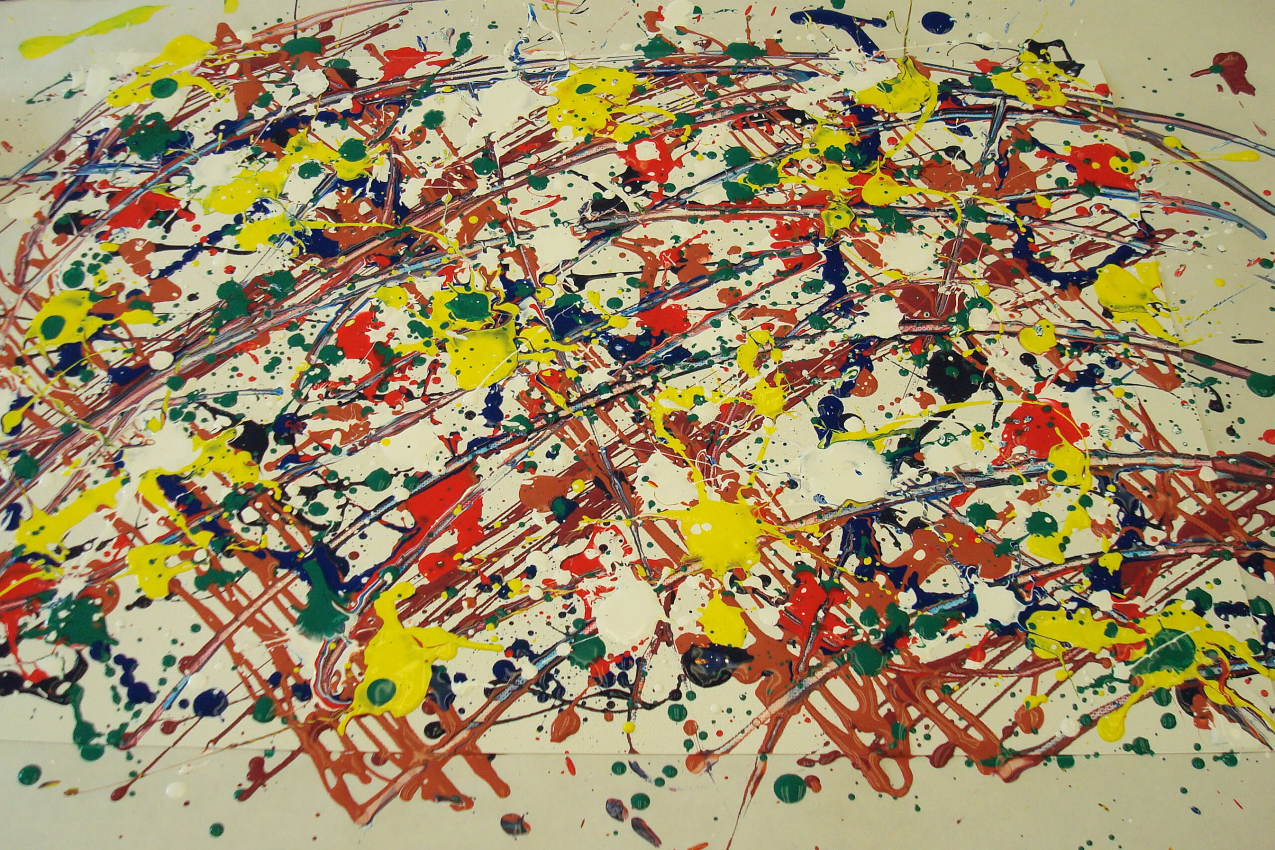 Jackson Pollock, inquietações mentais através da pintura expressionista abstrata