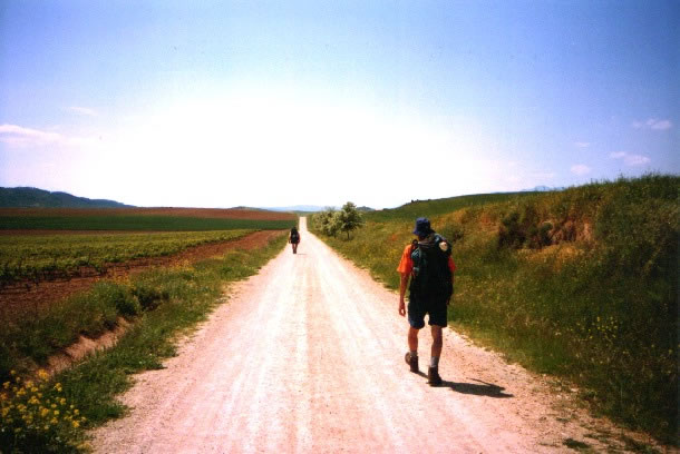 Sol, Céu Azul e Caminho