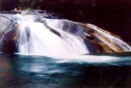 As cachoeiras em Visconde de Mauá
