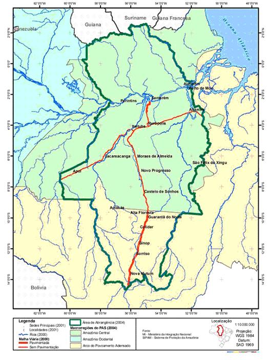 A abertura de estradas brasileiras como projeto de integração e desenvolvimento nacional na região centro-oeste): panorama e contexto histórico das políticas públicas para a área de influência da BR – 163 (Cuiabá/MT – Santarém/PA – Brasil)