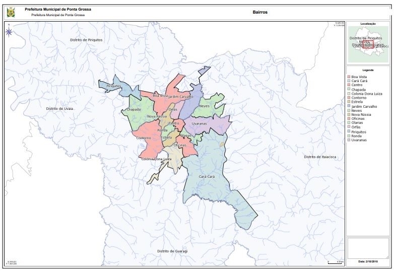 Análise quantitativa dos espaços livres no município de Ponta Grossa (PR): um estudo de caso no bairro Cará-Cará