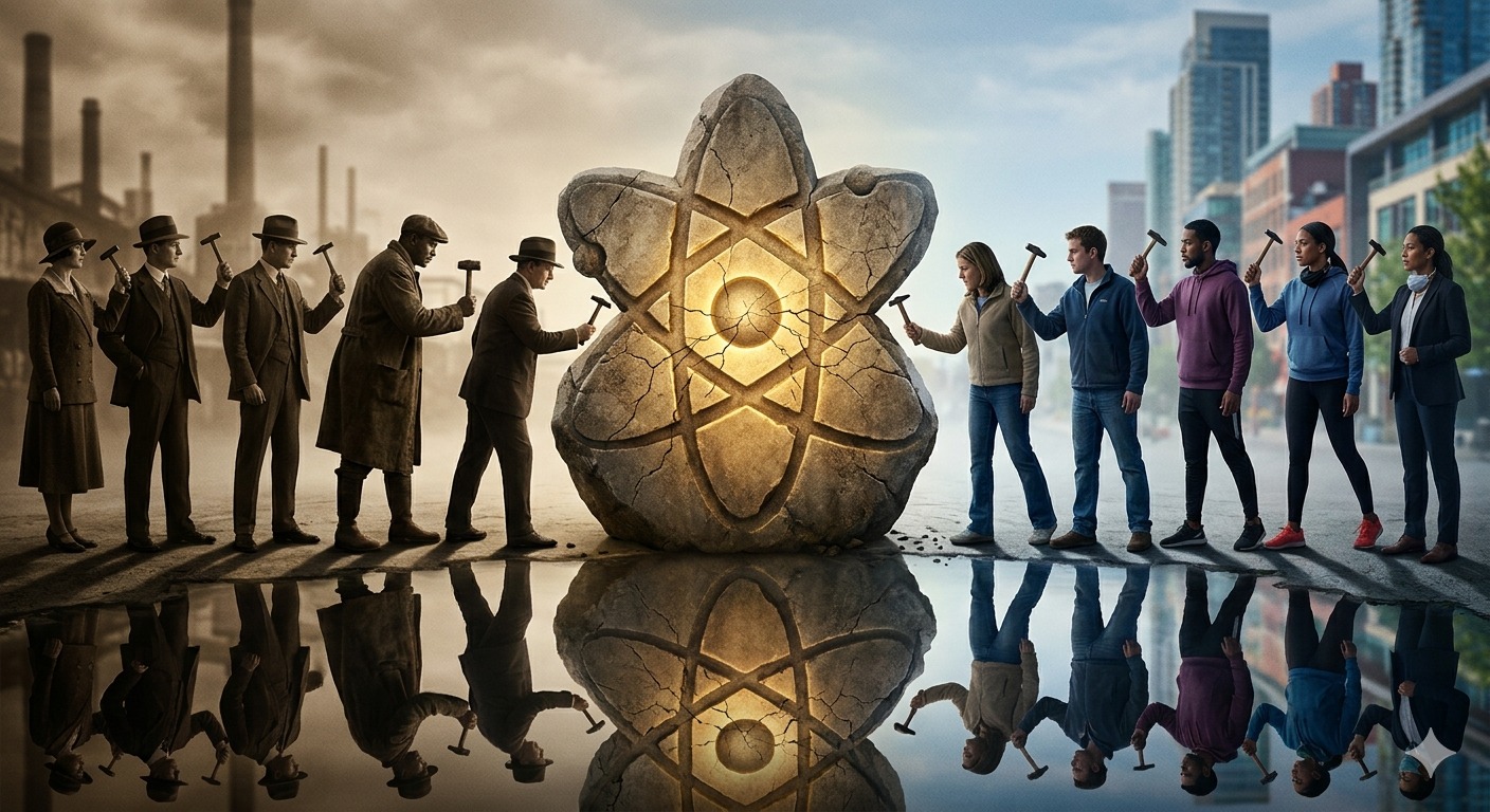 23 anos depois: ainda estamos tentando quebrar o mesmo átomo