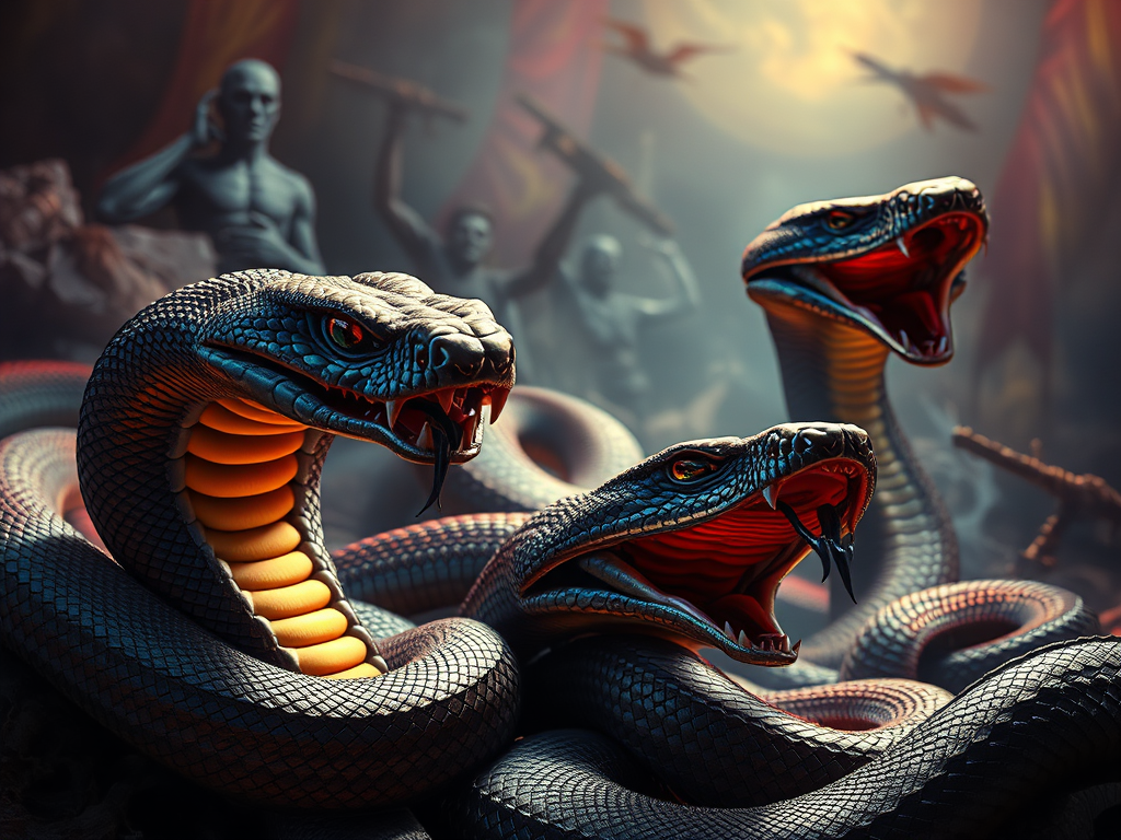 COBRAS, LAGARTOS E MORCEGOS