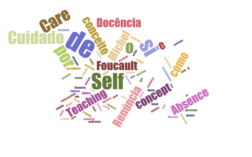 A renúncia como fundante do trabalho docente na sociedade contemporânea brasileira e uma breve consideração sobre o conceito de “cuidado de si”